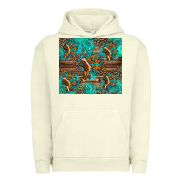 Pigment Pistachio indian headdress Urban Hoodie - Artiststas