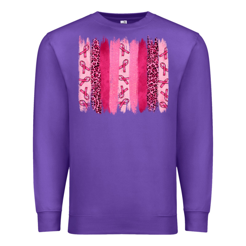 Breast Aweraness Brushstrokes Premium Sweatshirt by RanaPortraitStore | Teevron