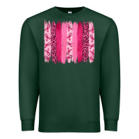 Sports Green breast aweraness brushstrokes Premium Sweatshirt - RanaPortraitStore