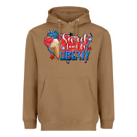 Toasted Coconut sweet land of liberty Heavyweight Hoodie - Zillion Design Studio