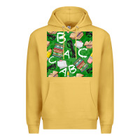 Antique Gold english class seamless pattern Premium Hoodie - BundleAndBundleShop