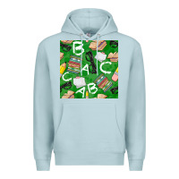Blue Mist english class seamless pattern Premium Hoodie - BundleAndBundleShop