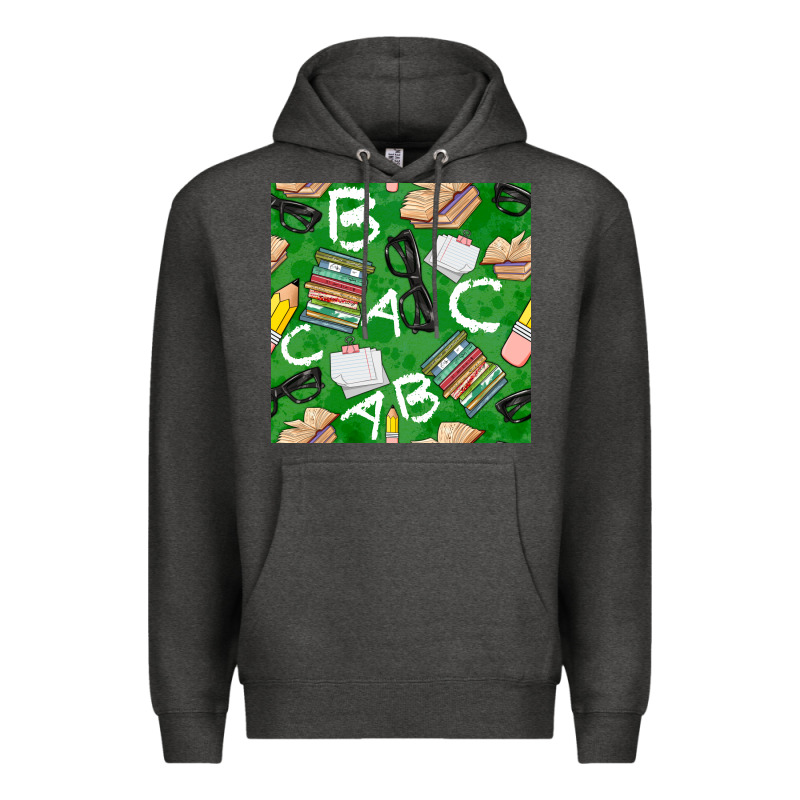 English Class Seamless Pattern Premium Hoodie by BundleAndBundleShop | Teevron