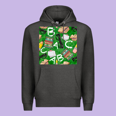 English Class Seamless Pattern Premium Hoodie Designed By Bundleandbundleshop