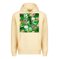 Pina Colada english class seamless pattern Premium Hoodie - BundleAndBundleShop