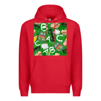 Red english class seamless pattern Premium Hoodie - BundleAndBundleShop