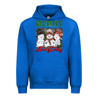 Cobalt merry christmas snowman Urban Hoodie - AdoDesignShop