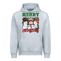 Heather Grey merry christmas snowman Urban Hoodie - AdoDesignShop