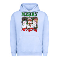 Pigment Grape Ice merry christmas snowman Urban Hoodie - AdoDesignShop