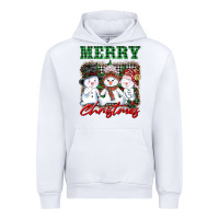White merry christmas snowman Urban Hoodie - AdoDesignShop
