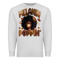 Dove Grey melanin poppin Premium Sweatshirt - Zillion Design Studio