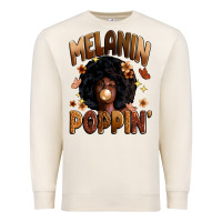 Sandshell melanin poppin Premium Sweatshirt - Zillion Design Studio