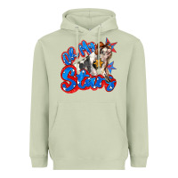 Matcha oh my stars pig Heavyweight Hoodie - Zillion Design Studio