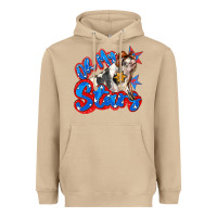 Mushroom oh my stars pig Heavyweight Hoodie - Zillion Design Studio