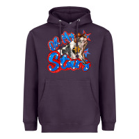 Plum oh my stars pig Heavyweight Hoodie - Zillion Design Studio