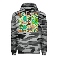 Slate Camo geography class seamless pattern Premium Hoodie - BundleAndBundleShop