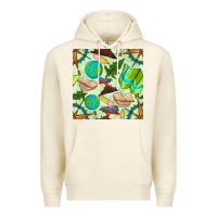 Tofu geography class seamless pattern Premium Hoodie - BundleAndBundleShop