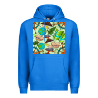 True Royal geography class seamless pattern Premium Hoodie - BundleAndBundleShop