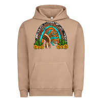 Pigment Burro indian headdress cactus and sunflowers rainbow Urban Hoodie - Artiststas