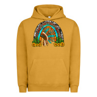 Pigment Peanut Butter indian headdress cactus and sunflowers rainbow Urban Hoodie - Artiststas