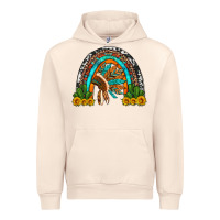 Sandshell indian headdress cactus and sunflowers rainbow Urban Hoodie - Artiststas