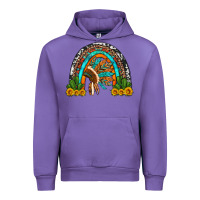 Tulip indian headdress cactus and sunflowers rainbow Urban Hoodie - Artiststas