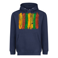 Navy black history brushstroke Heavyweight Hoodie - texasbilliewilder