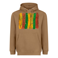 Toasted Coconut black history brushstroke Heavyweight Hoodie - texasbilliewilder