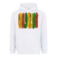 White black history brushstroke Heavyweight Hoodie - texasbilliewilder