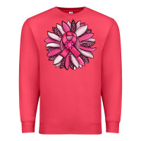 Cardinal breast awareness cancer pink sunflower Premium Sweatshirt - RanaPortraitStore