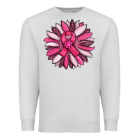 Dove Grey breast awareness cancer pink sunflower Premium Sweatshirt - RanaPortraitStore