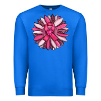 True Royal breast awareness cancer pink sunflower Premium Sweatshirt - RanaPortraitStore