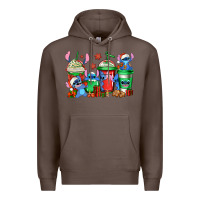 Coffee christmas stitch coffee Premium Hoodie - Jasminsmagicworld