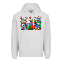Dove Grey christmas stitch coffee Premium Hoodie - Jasminsmagicworld