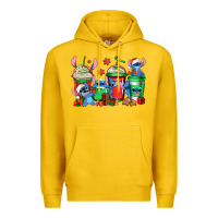 Lemon christmas stitch coffee Premium Hoodie - Jasminsmagicworld