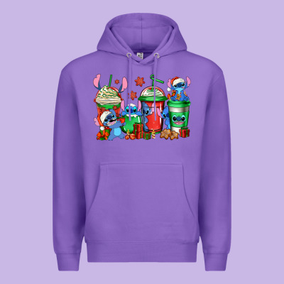 Christmas Stitch Coffee Premium Hoodie Designed By Jasminsmagicworld