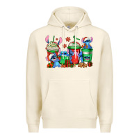 Tofu christmas stitch coffee Premium Hoodie - Jasminsmagicworld