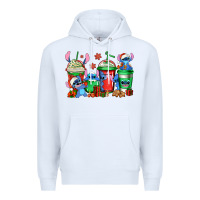 White christmas stitch coffee Premium Hoodie - Jasminsmagicworld