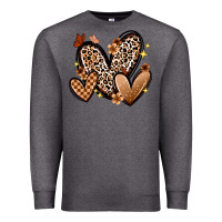 Charcoal Heather melanin hearts Premium Sweatshirt - Zillion Design Studio