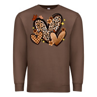 Chestnut melanin hearts Premium Sweatshirt - Zillion Design Studio