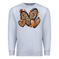 Heather Grey melanin hearts Premium Sweatshirt - Zillion Design Studio
