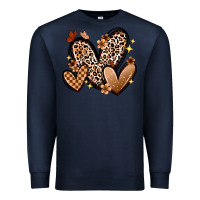 Navy melanin hearts Premium Sweatshirt - Zillion Design Studio