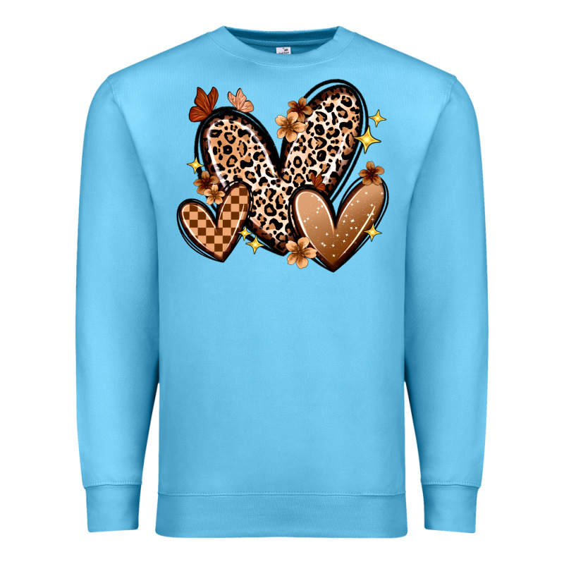 Melanin Hearts Premium Sweatshirt by Zillion Design Studio | Teevron