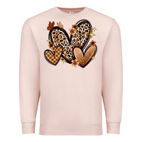 Pale Pink melanin hearts Premium Sweatshirt - Zillion Design Studio