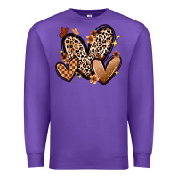 Purple melanin hearts Premium Sweatshirt - Zillion Design Studio