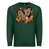 Sports Green melanin hearts Premium Sweatshirt - Zillion Design Studio