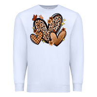 White melanin hearts Premium Sweatshirt - Zillion Design Studio