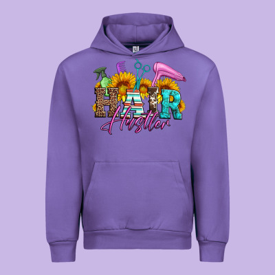 Hair Hustler Hairstylist Urban Hoodie Designed By Artiststas