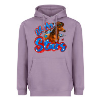 Lavender oh my stars horse Heavyweight Hoodie - Zillion Design Studio