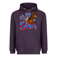 Plum oh my stars horse Heavyweight Hoodie - Zillion Design Studio